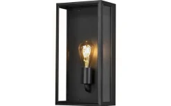 Carpi Vägglampa 40x20,5cm Svart IP44