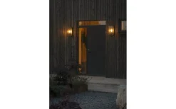 Carpi Vägglampa 40x20,5cm Svart IP44