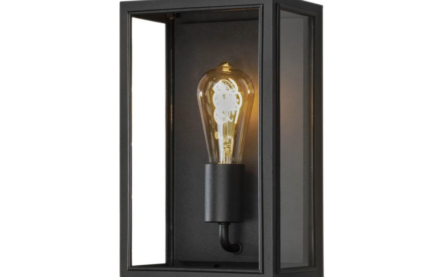 Konstsmide Carpi Vägglampa 30x18cm Svart IP44* Vägglyktor|Vägglampor Utomhus