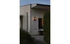 Konstsmide Carpi Vägglampa 30x18cm Svart IP44* Vägglyktor|Vägglampor Utomhus