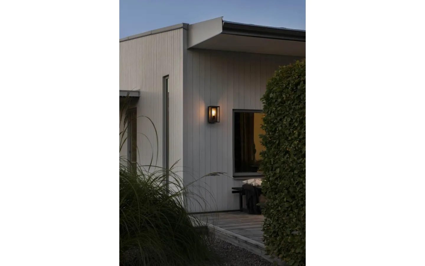 Konstsmide Carpi Vägglampa 30x18cm Svart IP44* Vägglyktor|Vägglampor Utomhus