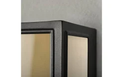 Vägglyktor|Vägglampor Utomhus<Konstsmide Carpi Vägglampa 30x18cm Svart/Mässing IP44