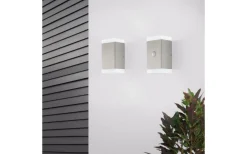 Carpinera Fasadlampa Rörelse GU10 LED 3000K 4,6W Silverfärgad IP44