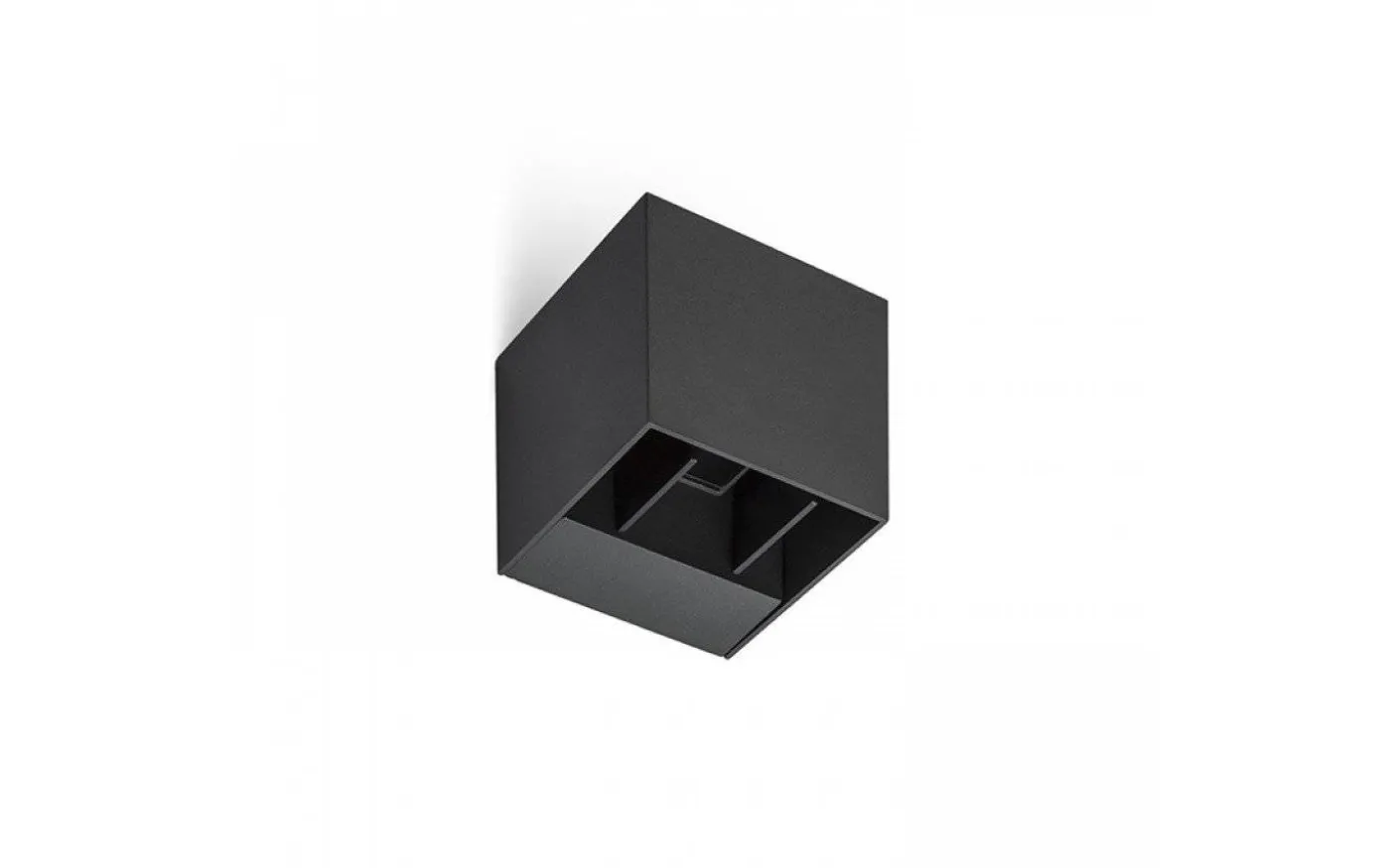 Carre Vägglampa LED 3000K 2x3W Antracitgrå IP54