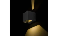 Rendl Carre Vägglampa LED 3000K 2x3W Vit IP54* Upp & Nedljus Lampor|Vägglampor Utomhus