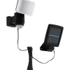 Casabas Solcellsdriven Strålkastare Rörelse LED 6500K 5W Svart IP44