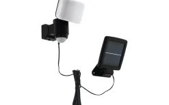 Casabas Solcellsdriven Strålkastare Rörelse LED 6500K 5W Svart IP44