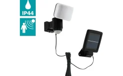 Casabas Solcellsdriven Strålkastare Rörelse LED 6500K 5W Svart IP44