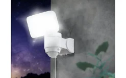 Solcellslampor Vägg|Led Strålkastare<Eglo Casabas Solcellsdriven Strålkastare Rörelse LED 6500K 5W Vit IP44