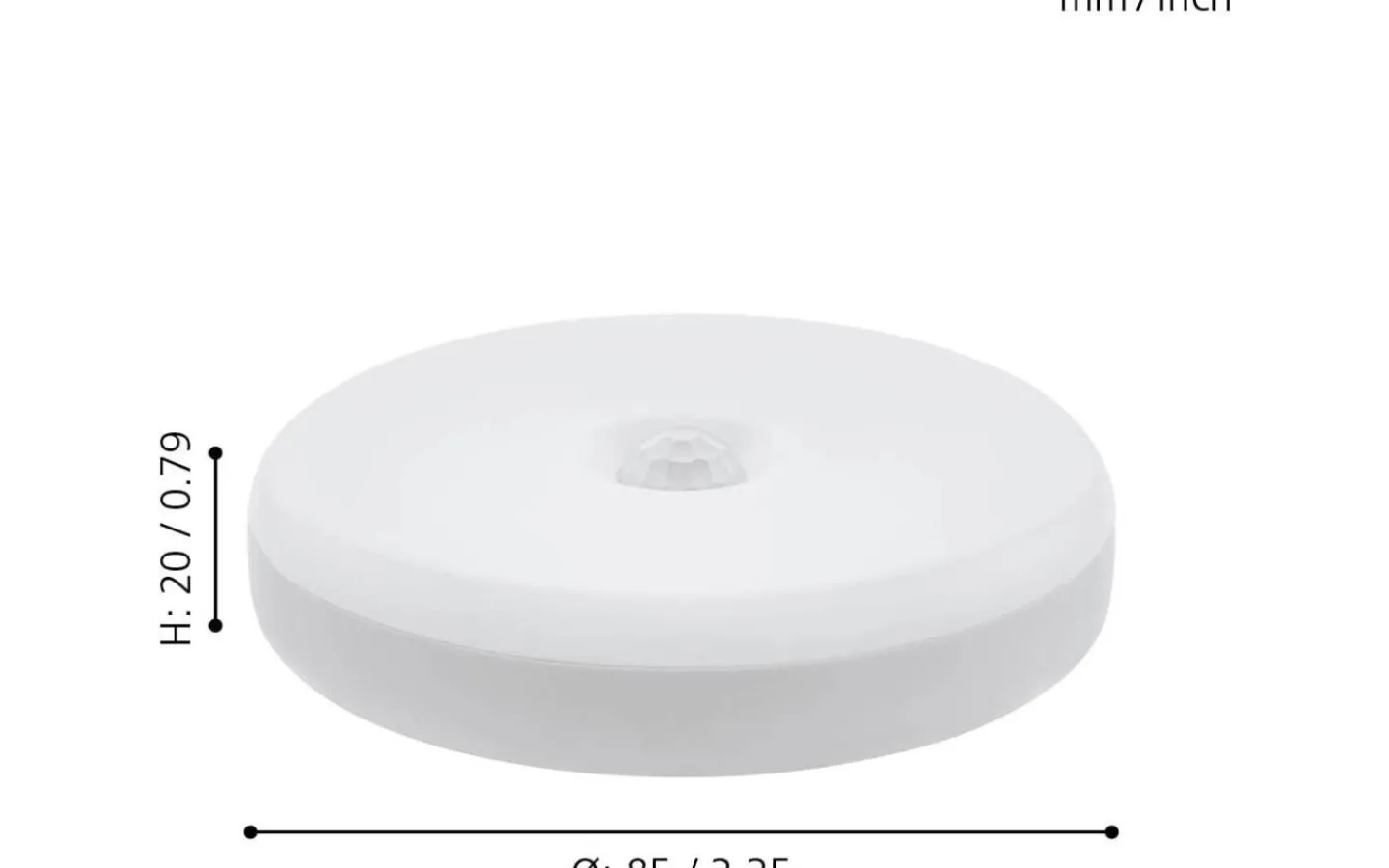 Nattlampor<Eglo Cascia Batteridriven Nattlampa med Rörelsesensor 2-pack