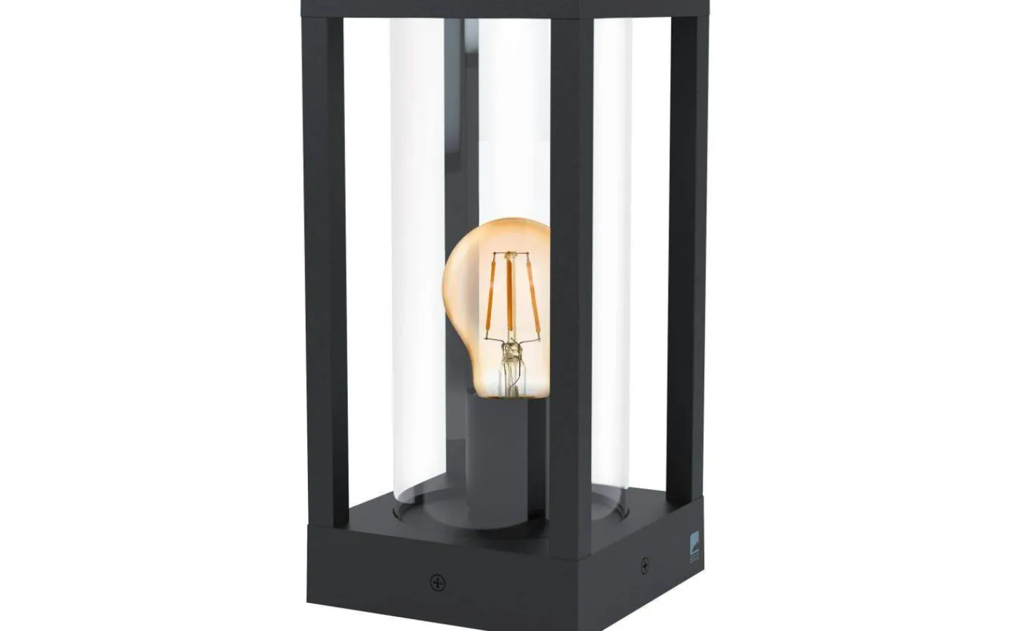 Pollare & Grindlyktor<Eglo Cascinetta Pollare 31cm Svart IP55