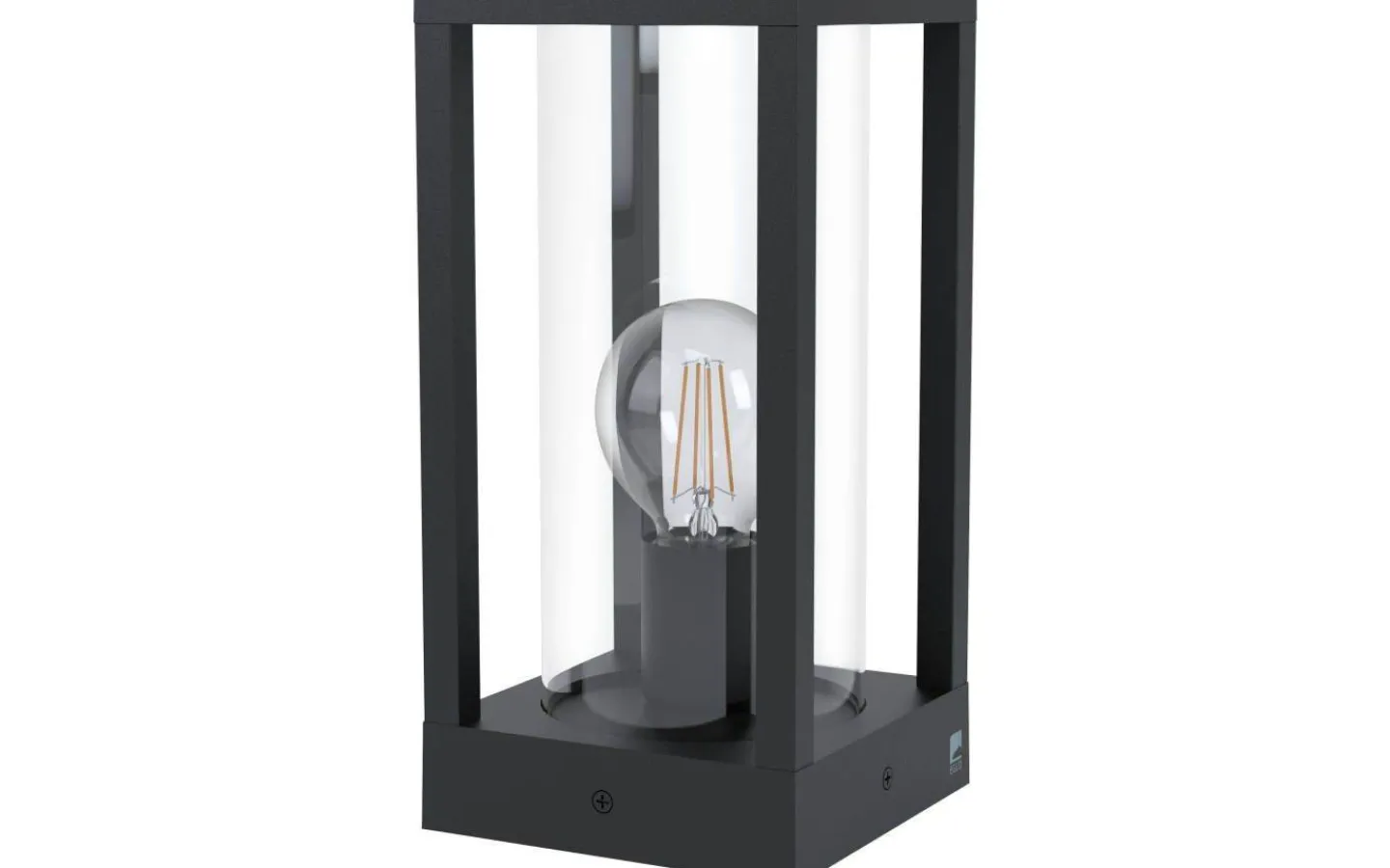 Pollare & Grindlyktor<Eglo Cascinetta Pollare 31cm Svart IP55