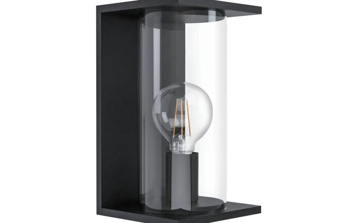 Vägglampor Utomhus<Eglo Cascinetta Vägglampa Svart IP55