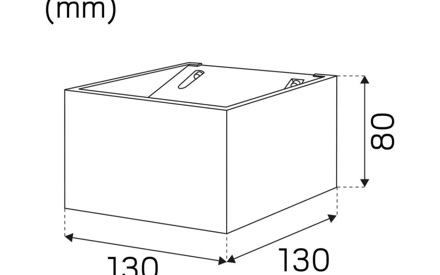 Upp & Nedljus Lampor<Hidealite Case Wall Vägglampa LED 3000K 9W Grå IP55
