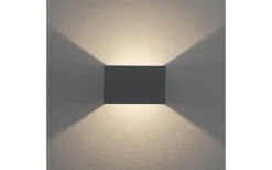 Hidealite Case Wall Vägglampa LED 3000K 9W Antracit IP55* Upp & Nedljus Lampor