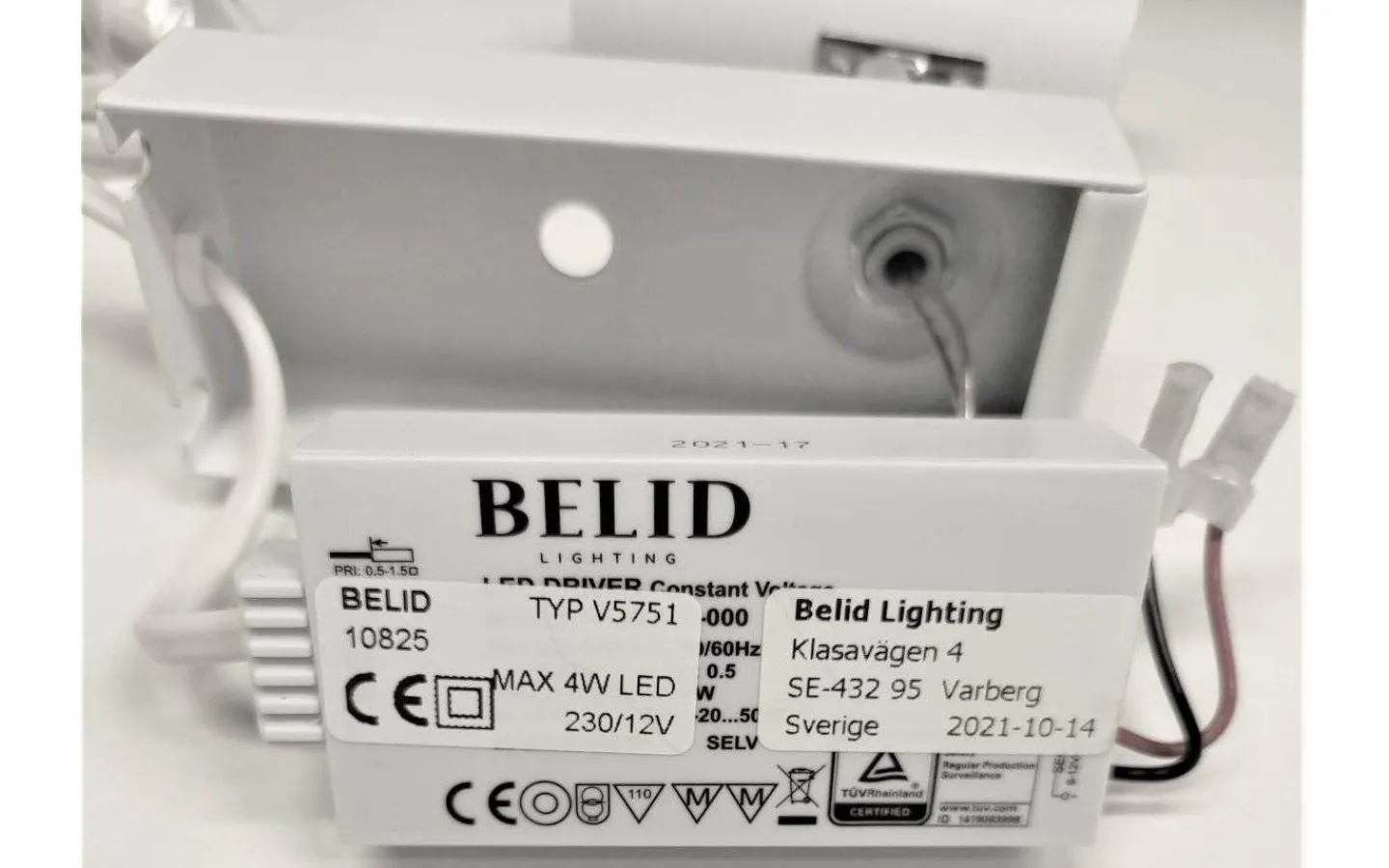 Belid Cato Transformator LED med vriddimmer 12V DC Max 6W* Transformatorer (Konstantspänning V)|Reservglas Och Reservdelar