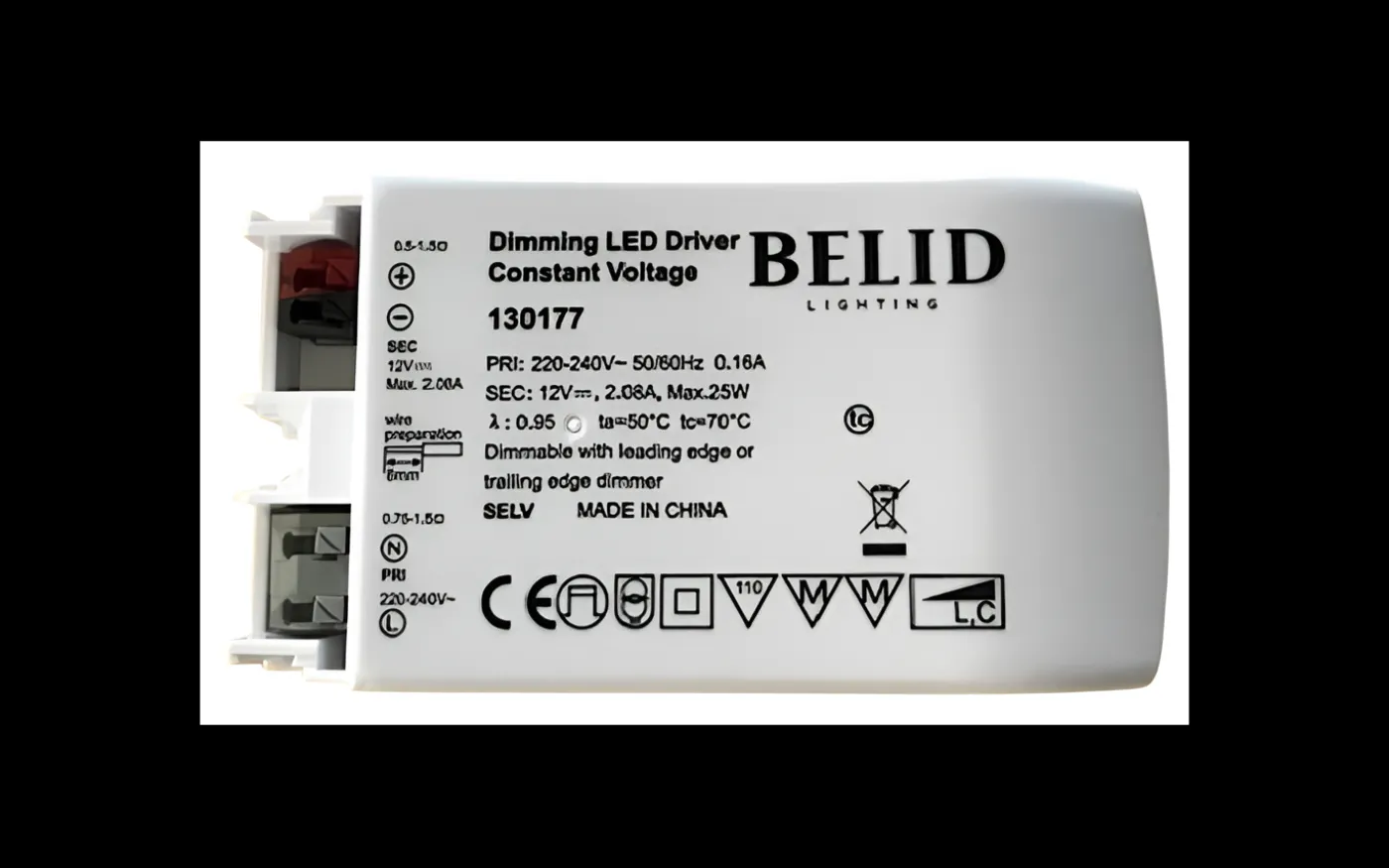 Cato Transformator LED 12V DC Max 25W