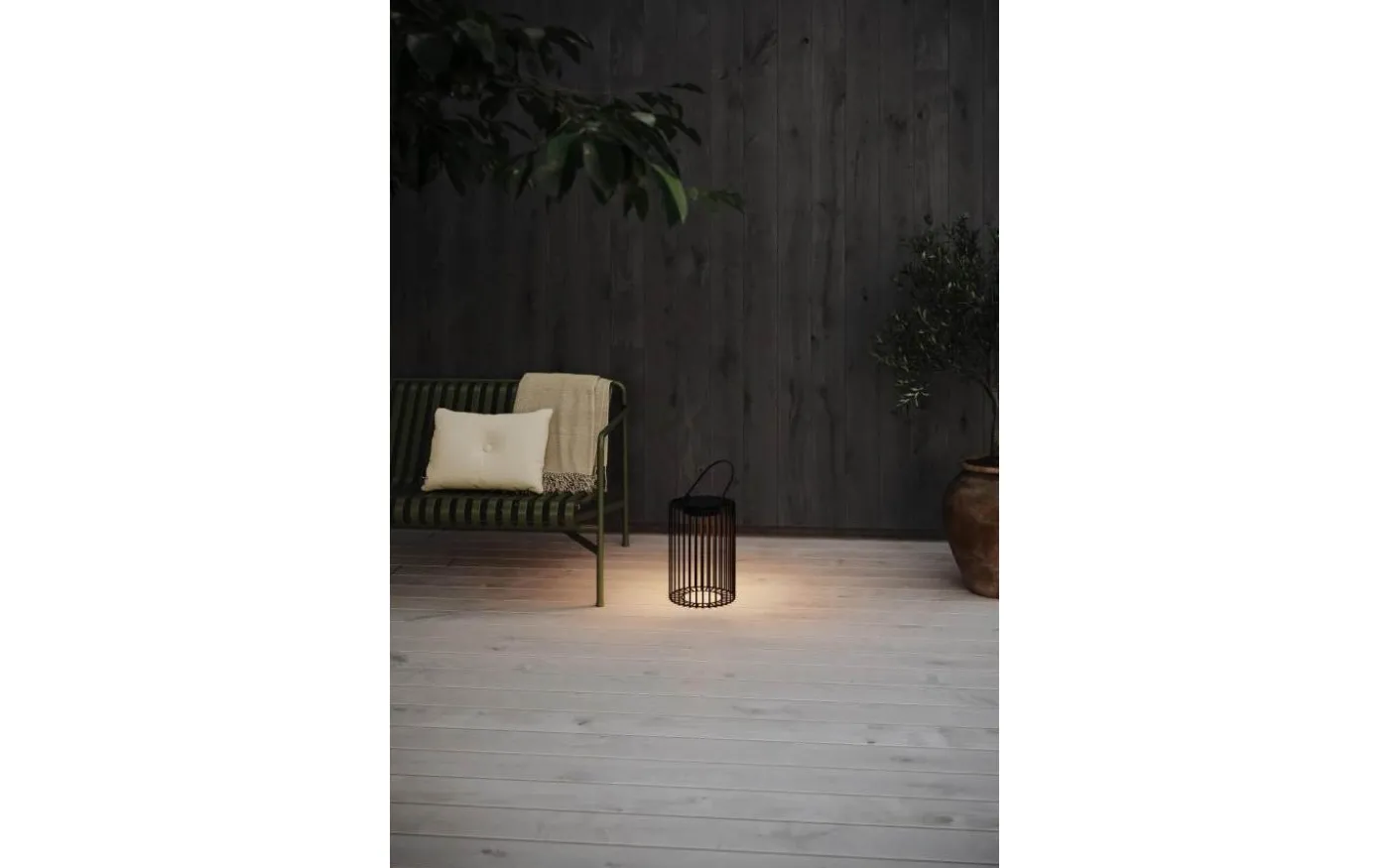 Cavia Solcellsdriven Lykta 50cm Svart IP44