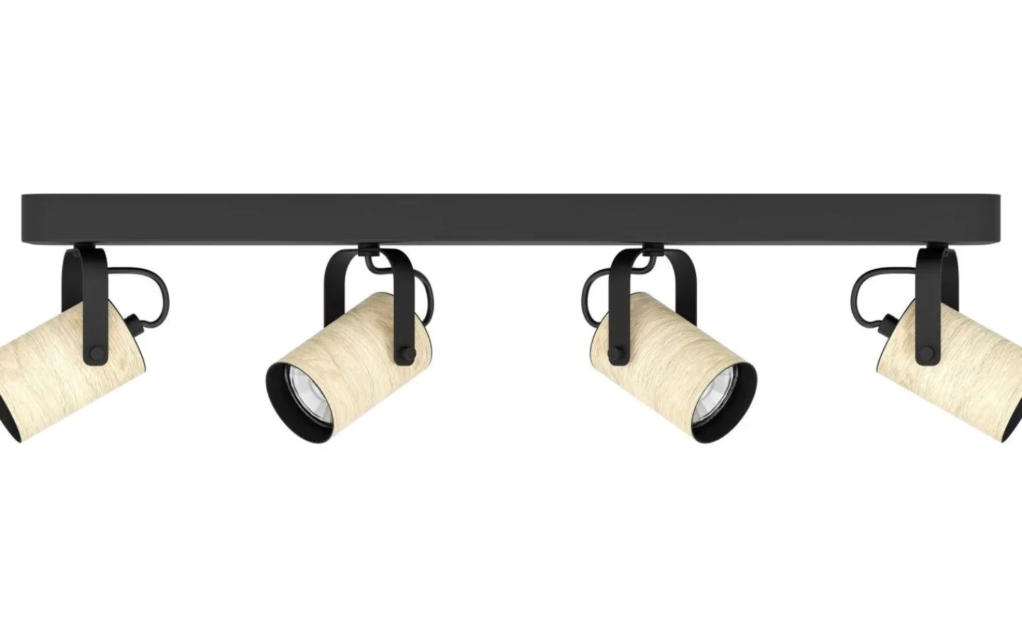 Eglo Cayuca Takspotlight 58cm GU10 LED 3000K 4x3W Svart* Avlånga Takspotlights|Takspot Med Minst 4 Lampor