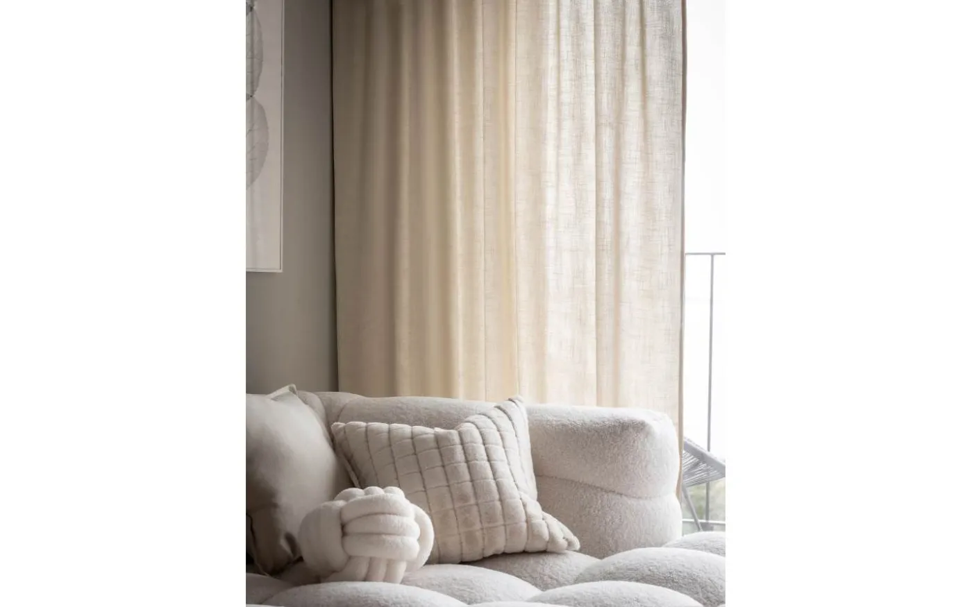 Cecil Gardin 2-pack Lin 145x320cm