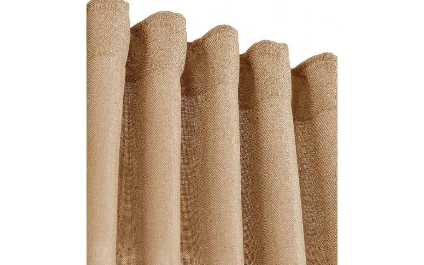 Svanefors Cecil Gardinkappa Polyestertyg Metervara 50cm Iskaffe* Gardinkappa Metervara