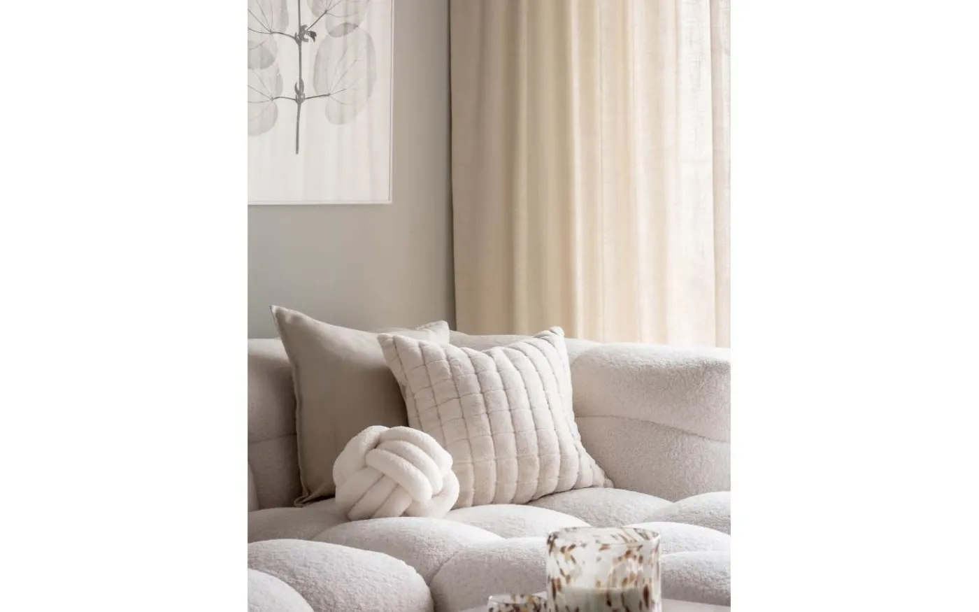 Cecil Kuddfodral 45x45cm Lin