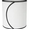 PR Home Celyn Ava Cylinder Lampskärm Ø25cm Offwhite/Svart* Cylinder Lampskärmar