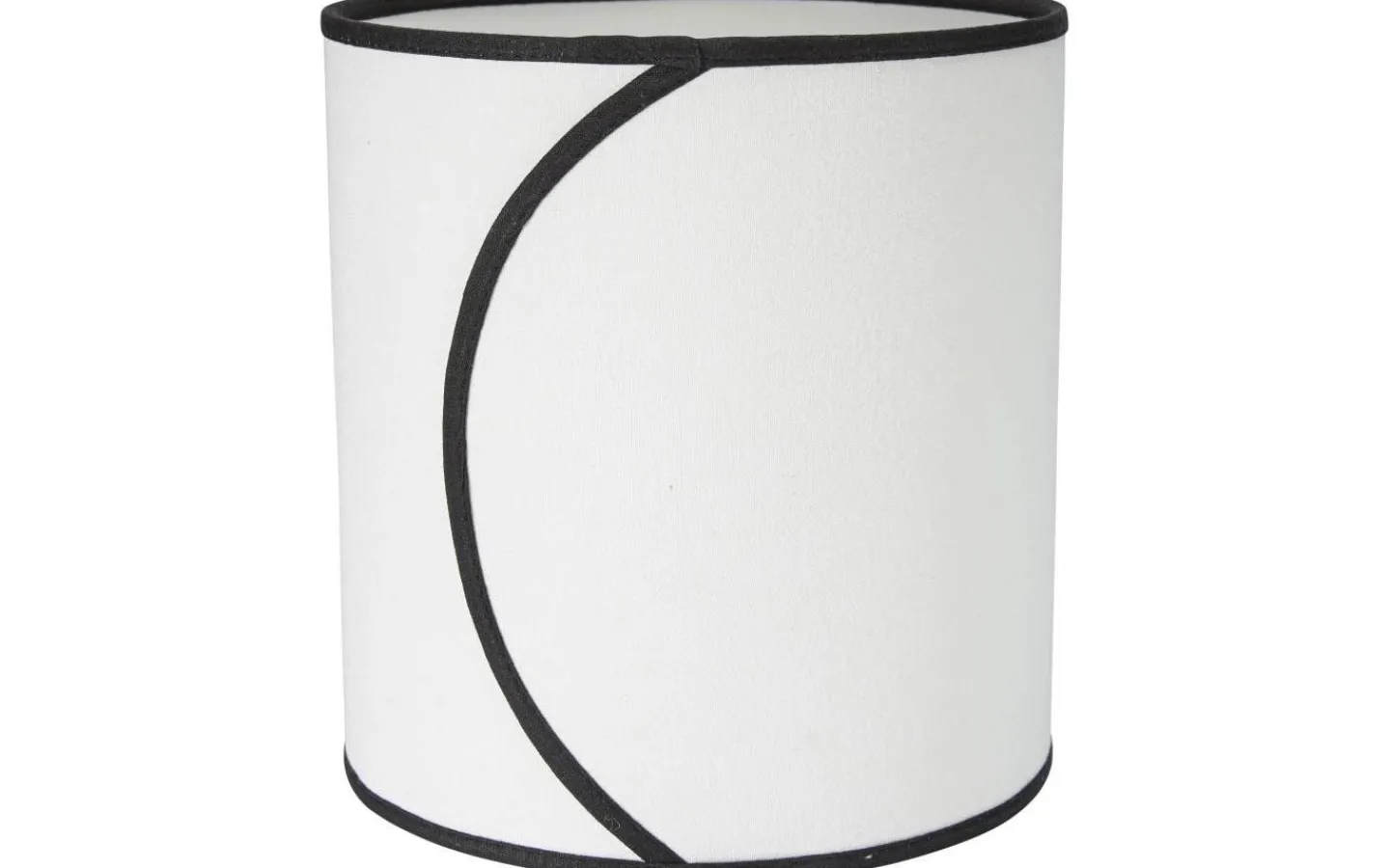 PR Home Celyn Ava Cylinder Lampskärm Ø25cm Offwhite/Svart* Cylinder Lampskärmar