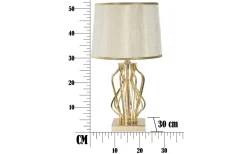 Mauro Ferretti Centro Bordslampa 52cm Guld* Bordslampor