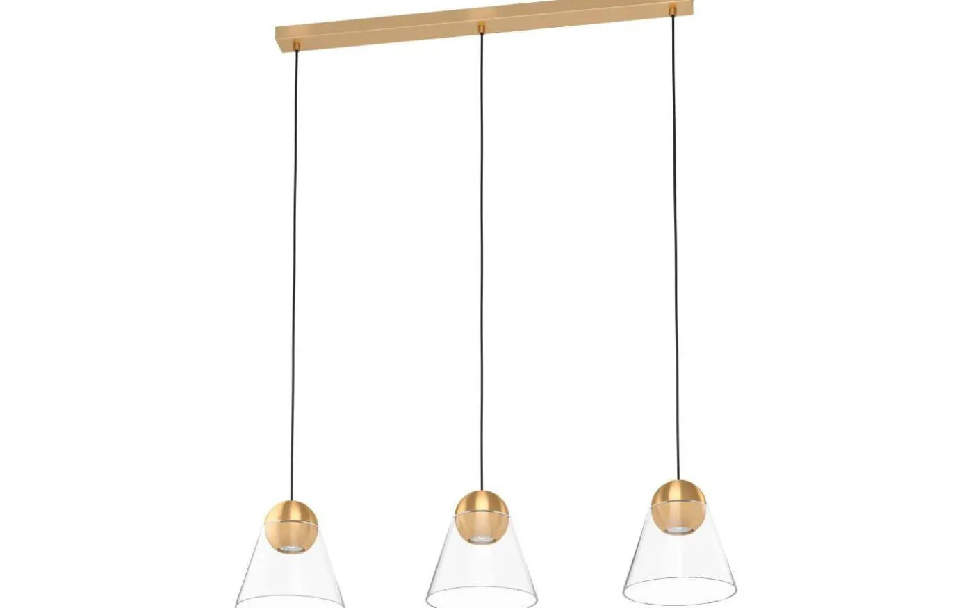 Cerasella Taklampa 90cm 3L Mässing