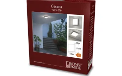 Cesena Vägglampa/Plafond LED 2700K 900lm 10W Vit IP54