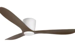 Takfläktar|Sovrum<Texa Design Cetus II 132cm Takfläkt Vit Motor, Valnötsblad