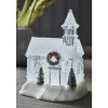 Chapelle Batteridriven Kyrka 23cm Vit