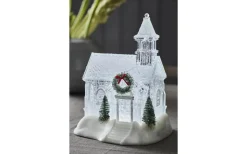 Chapelle Batteridriven Kyrka 23cm Vit