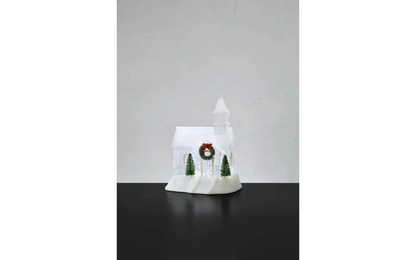 Chapelle Batteridriven Kyrka 23cm Vit