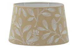 Hallbergs Charlotte Lampskärm Oval 30cm Sand* Ovala Lampskärmar