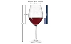 Glas<Leonardo Chateau Rödvinsglas 24cm 6-pack