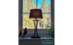 Sovrum|Vardagsrum<Cottex Chelsea XL Bordslampa 60cm Svart