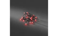 Batterislingor<Konstsmide Cherry Batteridriven Ljusslinga 1,52m Röd