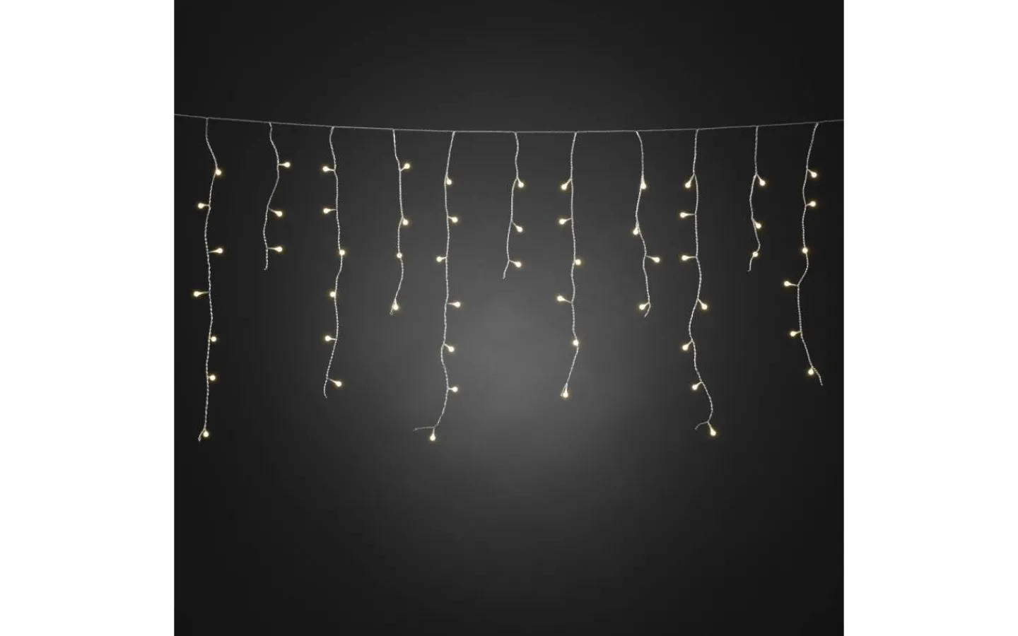 Konstsmide Cherry Istappsslinga LED 5m Varmvit IP44* Ljusgardiner Och Istappsslingor