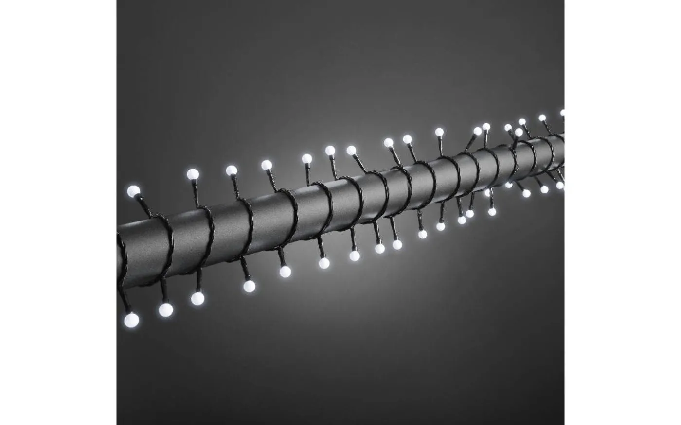 Cherry Mini Ljusslinga 6,32m Varmvit, Svart IP44