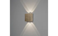 Konstsmide Chieri Vägglampa LED 3000K 2x2W Mässing IP54* Kustnära Belysning|Upp & Nedljus Lampor