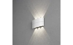Chieri Vägglampa LED 3000K 6X1,2W Vit IP54