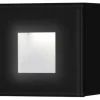 Chieri Vägglampa LED Svart Kvadrat Inf/Utf