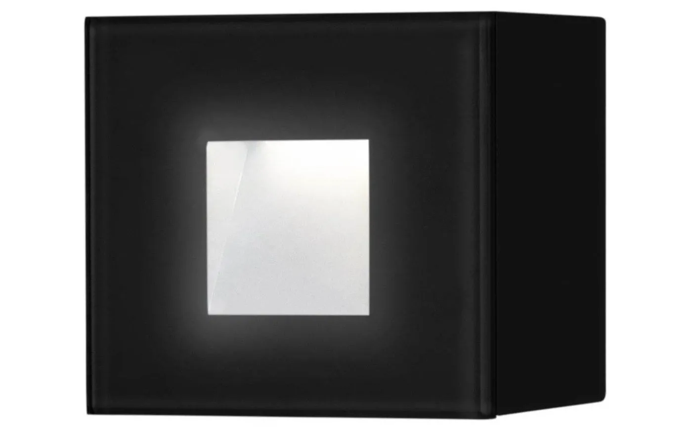 Chieri Vägglampa LED Svart Kvadrat Inf/Utf