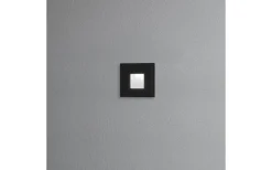 Chieri Vägglampa LED Svart Kvadrat Inf/Utf