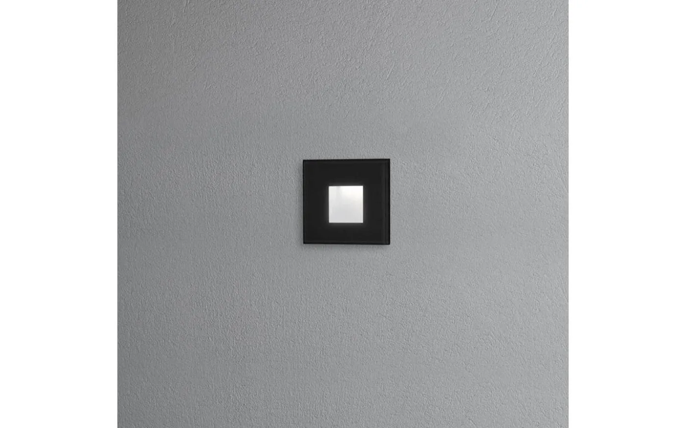 Chieri Vägglampa LED Svart Kvadrat Inf/Utf