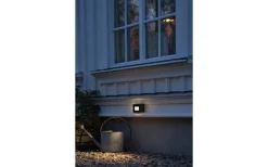 Infälld Murbelysning<Konstsmide Chieri Vägglampa LED Svart Rektangulär Inf/Utf