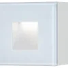 Infälld Murbelysning<Konstsmide Chieri Vägglampa LED Vit Kvadrat Inf/Utf
