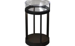 Chieti Uppladdningsbar Ljuslykta 25cm Svart IP54